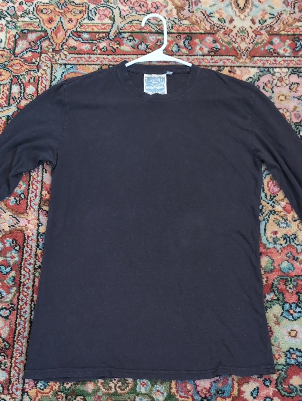 Jungmaven Long Sleeve Crewneck Shirt - Black
